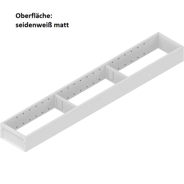 AMBIA-LINE Rahmen, für LEGRABOX/MERIVOBOX Schubkasten, Stahl, NL=650 mm, Breite=100 mm, ZC7S650RS1